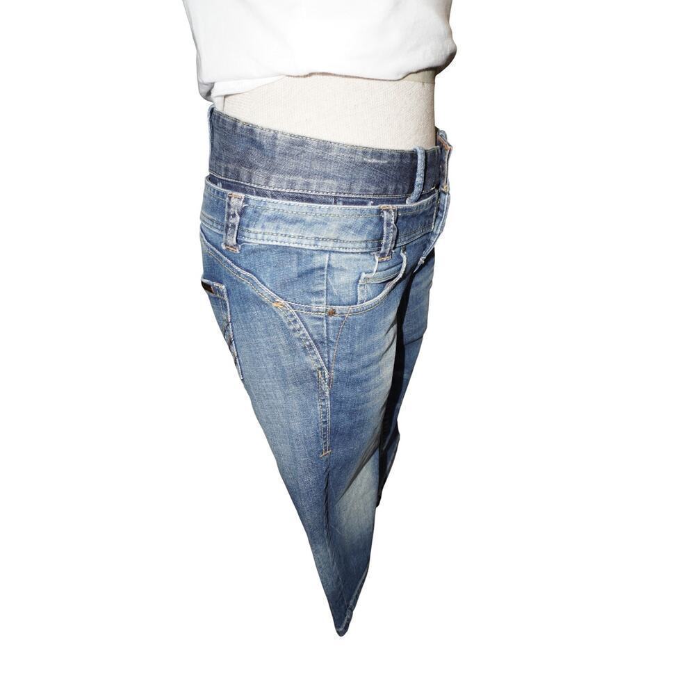 Vintage Armani Exchange A|X Capri Jeans Size 0 – Y2K Cropped Stretch Denim - Picture 11 of 14